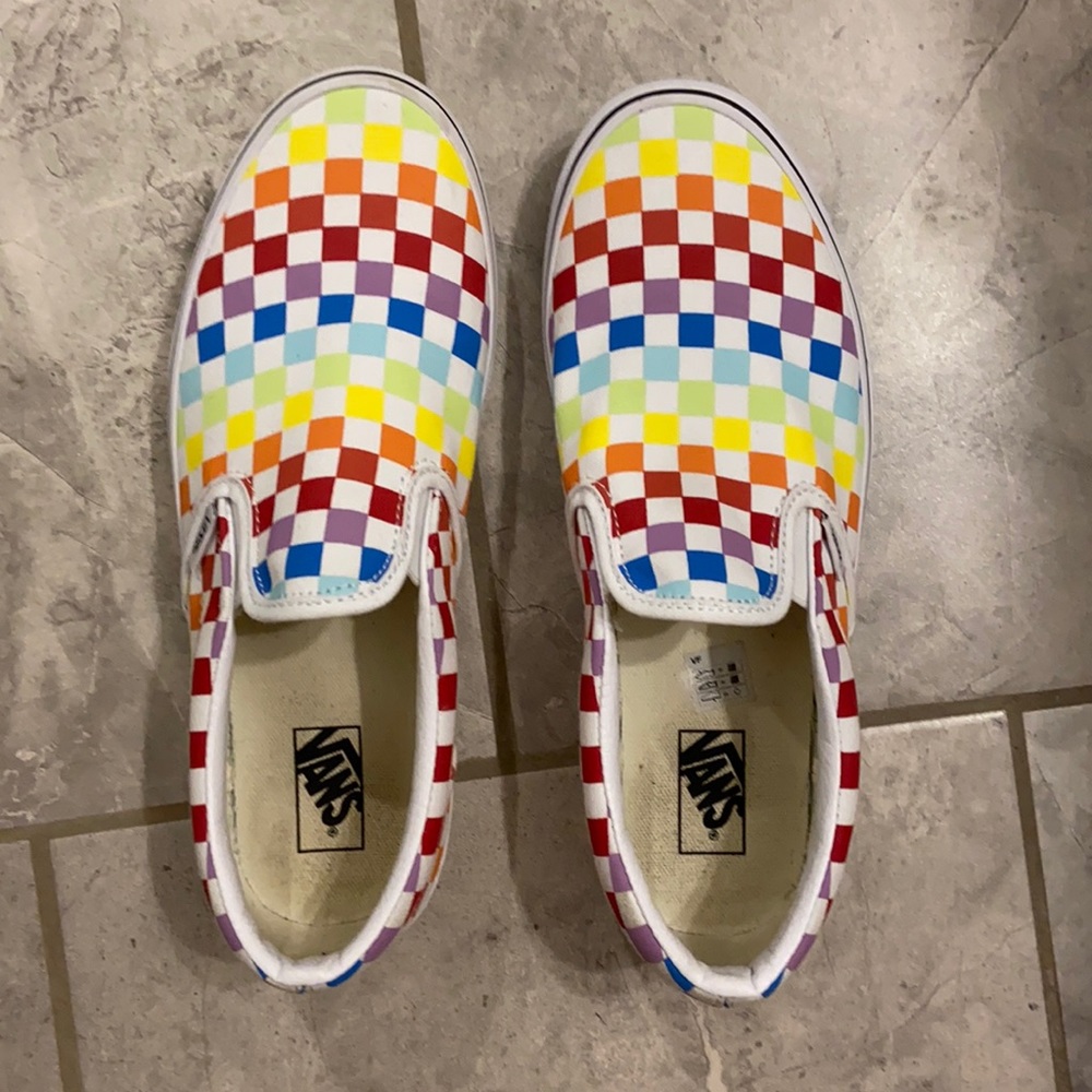 Rainbow Vans Men’s size 7 worn once